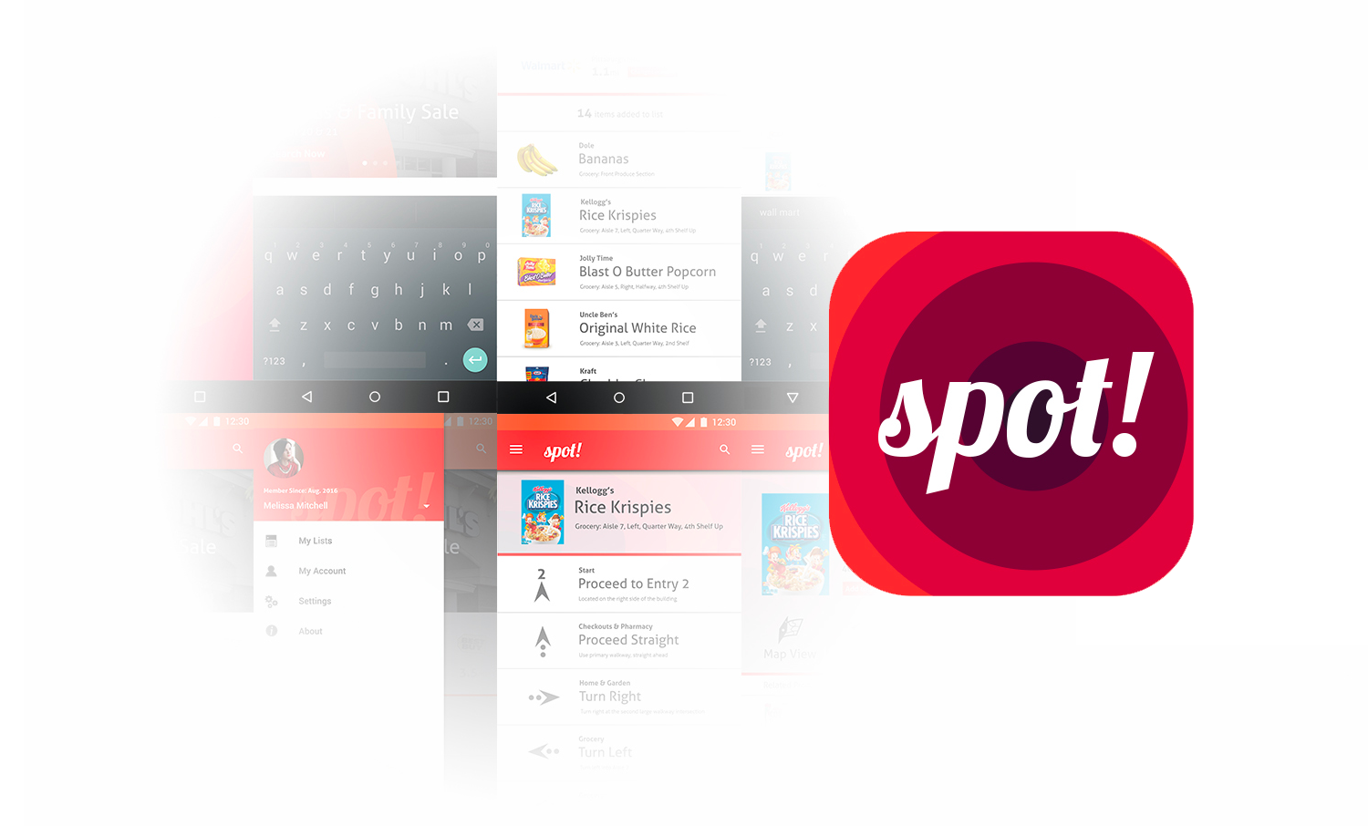 spot! app icon and interfaces
